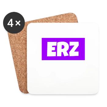 Erzgebirge meine Heimat - Untersetzer (4er-Set) - Weiß - Vorne