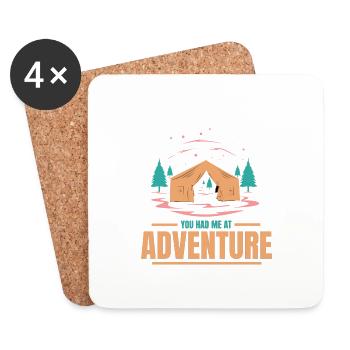 Adventurer - Coasters (set of 4) - white - Front