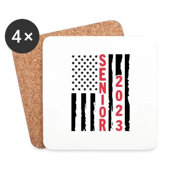 Senior 2023 - Coasters (set of 4) - white - Front