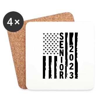 Senior 2023 - Coasters (set of 4) - white - Front