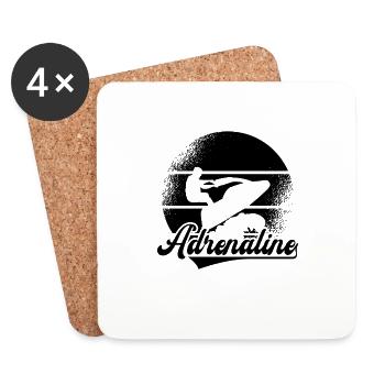 Jetski Water Sports Summer Holiday Sea Gift Idea - Coasters (set of 4) - white - Front