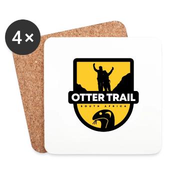 Otter Trail – Südafrika - Untersetzer (4er-Set) - Weiß - Vorne