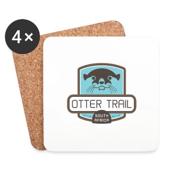 Otter Trail – Südafrika - Untersetzer (4er-Set) - Weiß - Vorne