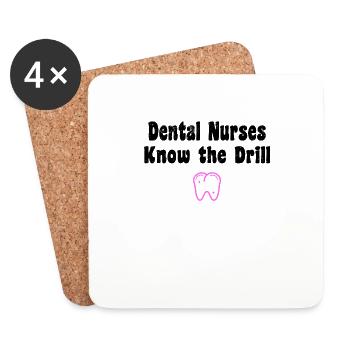 Definition Stomatologist Zfa Dentist Dental Assistant - Coasters (set of 4) - white - Front