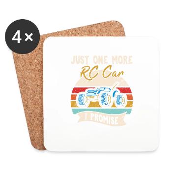 Just One More RC Car I Promise Remote Control Raci - Coasters (set of 4) - white - Front