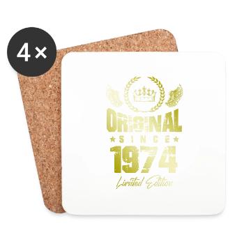 1974 limited edition - Coasters (set of 4) - white - Front