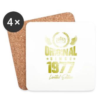 1977 limited edition - Coasters (set of 4) - white - Front