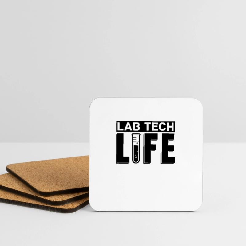 Laboratory Laboratory Technician Lab Tech Life Gift Idea Coasters (set of 4)