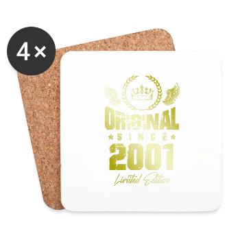 2001 limited edition - Untersetzer (4er-Set) - Weiß - Vorne