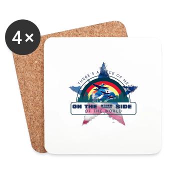 American Dream 2.0 - Untersetzer (4er-Set) - Weiß - Vorne