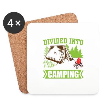 Camping Years - Untersetzer (4er-Set) - Weiß - Vorne
