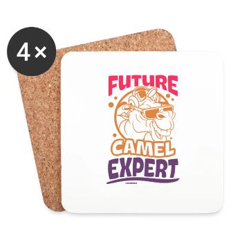 Future Camel Expert - Untersetzer (4er-Set) - Weiß - Vorne