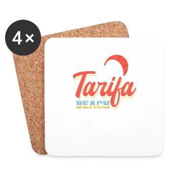Tarifa Beach Spain Kite-Surfing Paradise - Coasters (set of 4) - white - Front