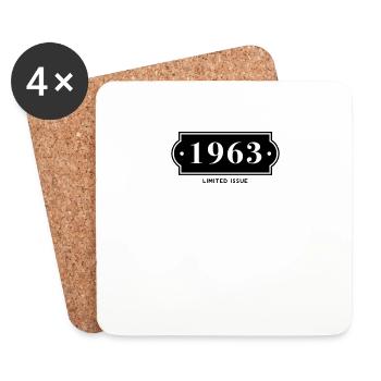 Funny Birthday Limited Issue 1963 - Coasters (set of 4) - white - Front