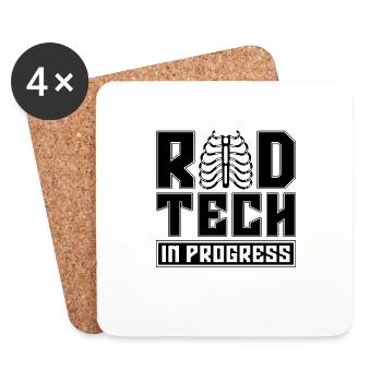Radiology X-ray Technician X-ray Gift Idea - Coasters (set of 4) - white - Front