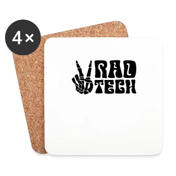 Radiology X-ray Technician Rad Tech Gift Idea - Coasters (set of 4) - white - Front