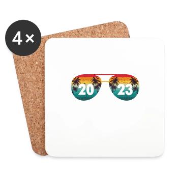 Senior last first day - Coasters (set of 4) - white - Front