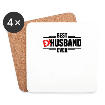 Divorce Separation Marriage Ex Divorce Party - Coasters (set of 4) - white - Front