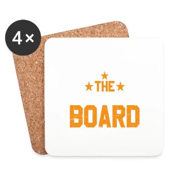 Here For The Charcuterie Board 6 - Untersetzer (4er-Set) - Weiß - Vorne
