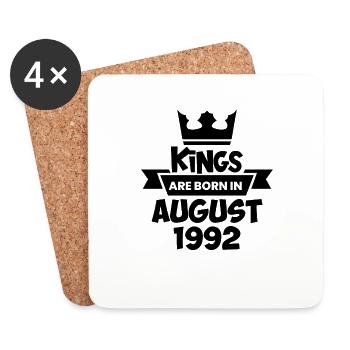 August 1992 - 30th birthday gift. Awesome. - Coasters (set of 4) - white - Front