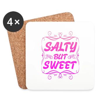 Salty But Sweet 8 - Untersetzer (4er-Set) - Weiß - Vorne