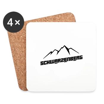 Schwarzenberg Erzgebirge - Untersetzer (4er-Set) - Weiß - Vorne