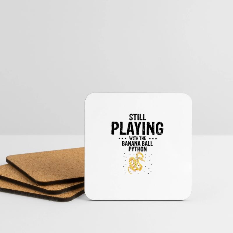 King python design for snake lovers Coasters (set of 4)