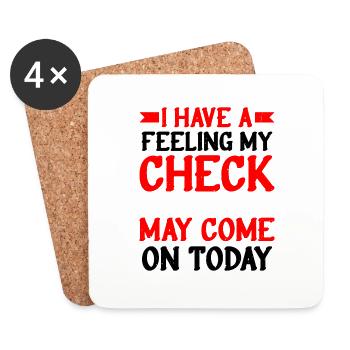 My Check Liver Light May Come On Today 2 - Coasters (set of 4) - white - Front