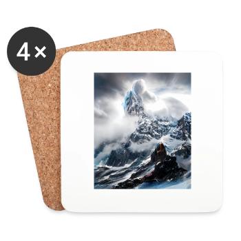 great ART on great PEOPLE - Untersetzer (4er-Set) - Weiß - Vorne