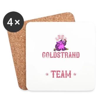 Golden Sands Drinking Team - Coasters (set of 4) - white - Front