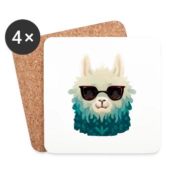 Flame - Coasters (set of 4) - white - Front
