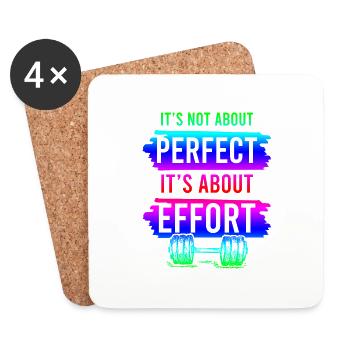 fitness sports - Coasters (set of 4) - white - Front