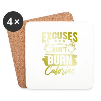 go with faith - Coasters (set of 4) - white - Front
