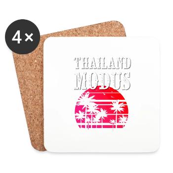 Thailand Mode - Coasters (set of 4) - white - Front