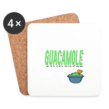 Guacamole Solves The Rest Of My Problem Funny - Coasters (set of 4) - white - Front