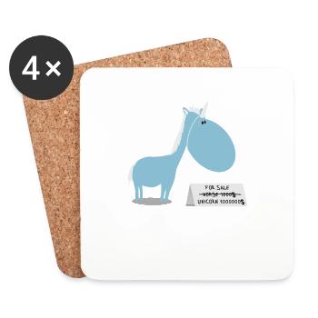 Horse for sale - Coasters (set of 4) - white - Front