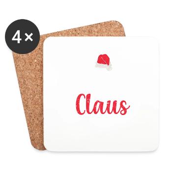 Santa Funny Grandma Christmas Pyjamas Xmas PJs Grandma - Coasters (set of 4) - white - Front