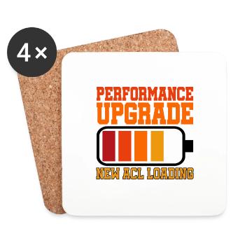 Performance Upgrade, New Acl Loading 4 - Coasters (set of 4) - white - Front