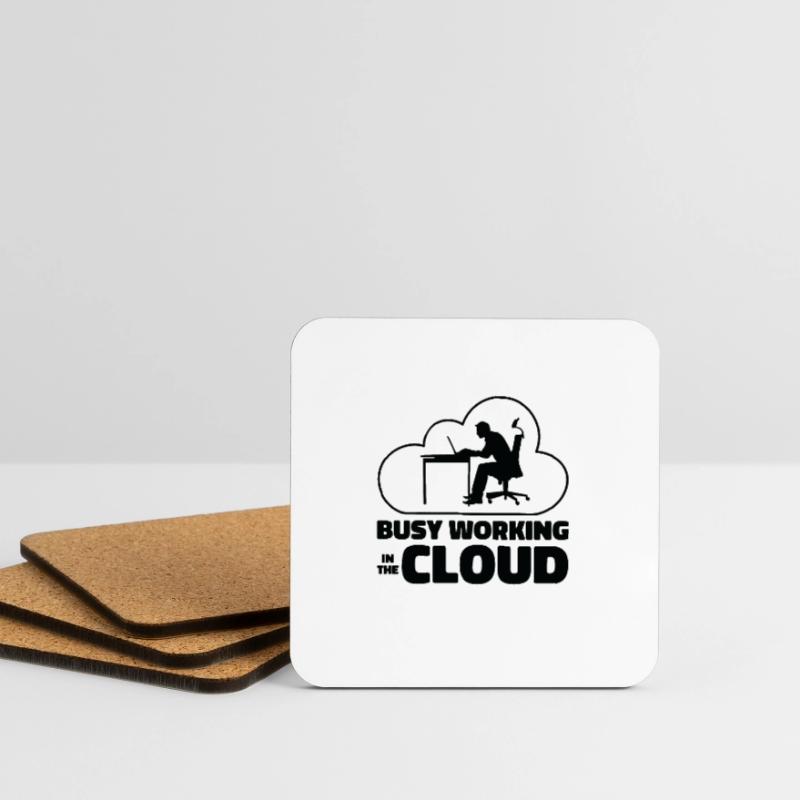 Cloud Computing Programmierer Kodierung Untersetzer (4er-Set)