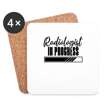 Radiologue en cours Rad Tech Radiology X-Ray - Dessous de verre (lot de 4) - blanc - Devant
