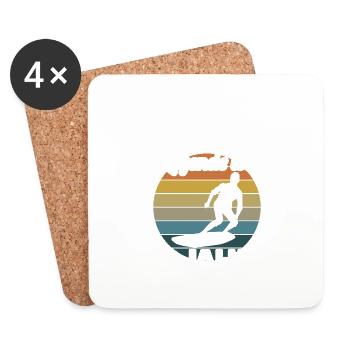Diese Surf Legende ist 70 Jahre 70 Geburtstag - Untersetzer (4er-Set) - Weiß - Vorne