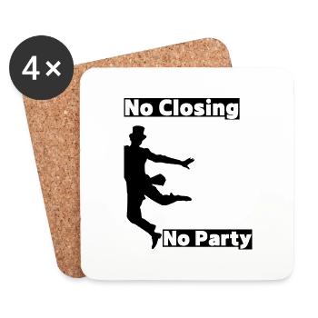 Mallorca Closing - Party Time auf Malle! - Untersetzer (4er-Set) - Weiß - Vorne