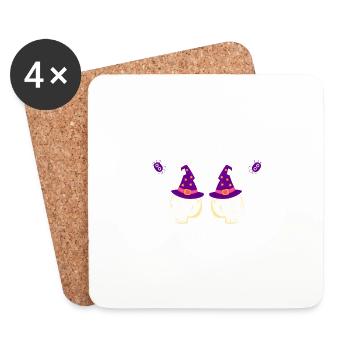 The Cutest Little Skeleton Call Me Creepy Funny - Coasters (set of 4) - white - Front