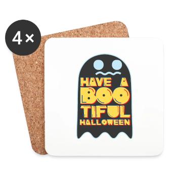 Have a nice Halloween - Coasters (set of 4) - white - Front