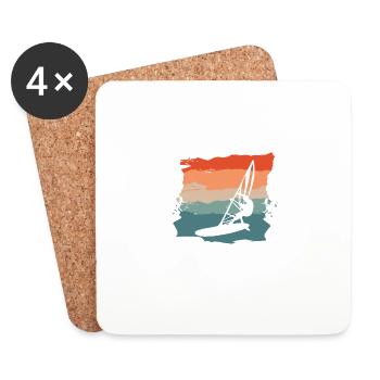 If You Want Me To Listen To You Talk About Windsur - Coasters (set of 4) - white - Front