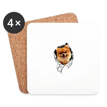 My Pomeranian Is Perfect For All Dog Owners - Coasters (set of 4) - white - Front