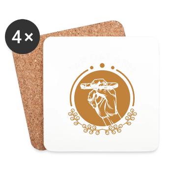 tap dat ash - passion cigar - Coasters (set of 4) - white - Front