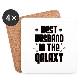 Wife funny sayings saying sarcasm husband - Coasters (set of 4) - white - Front