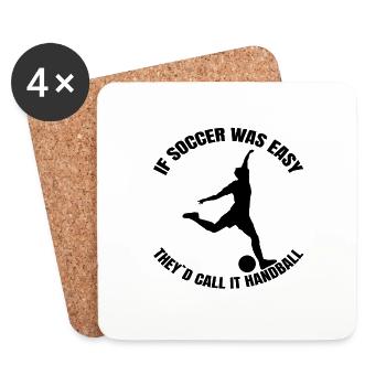 Football player Football Football coach Footballer - Coasters (set of 4) - white - Front