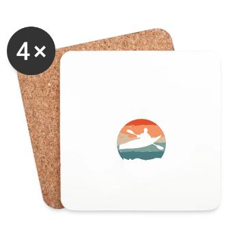 On peut avoir l’impression que je vous écoute rafting Kaya - Dessous de verre (lot de 4) - blanc - Devant